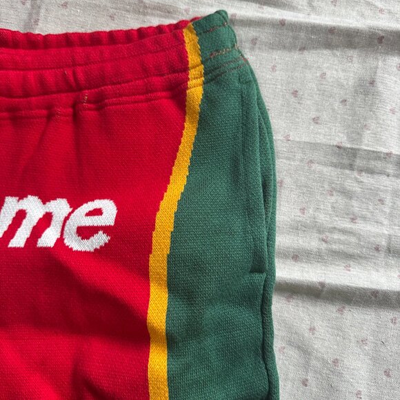 Supreme x Umbro Knit Soccer Short 'Red' - Picture 4 of 7
